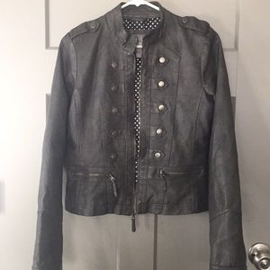 Women’s Grey “Leather” Jacket